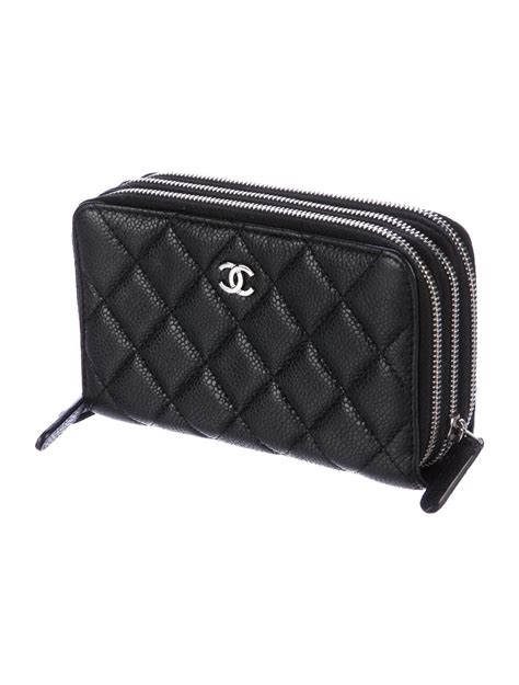 chanel zipper wallet